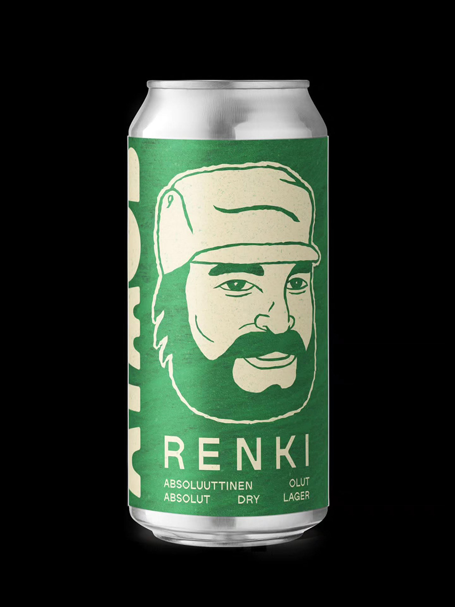 [Vihre�-etikettinen Renki-olut]